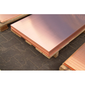 Лист медный 10х1000х2000 мм М1 г/к, матовый, ГПРХХ Лист медный 10х1000х2000 мм М1 г/к, матовый, ГПРХХ